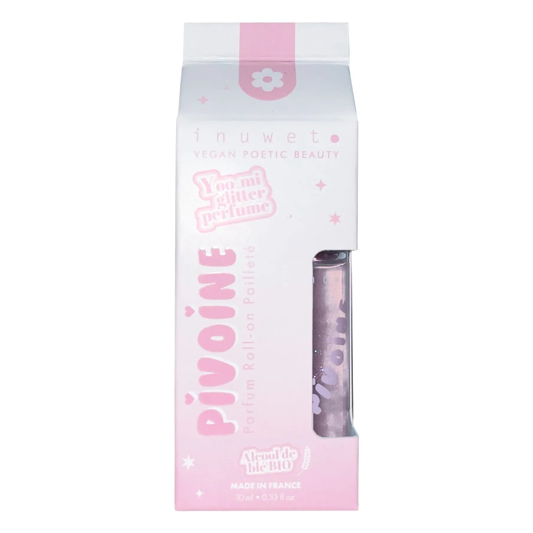 Inuwet - Powder Pink Glittery Roll-On Perfume - 10ml