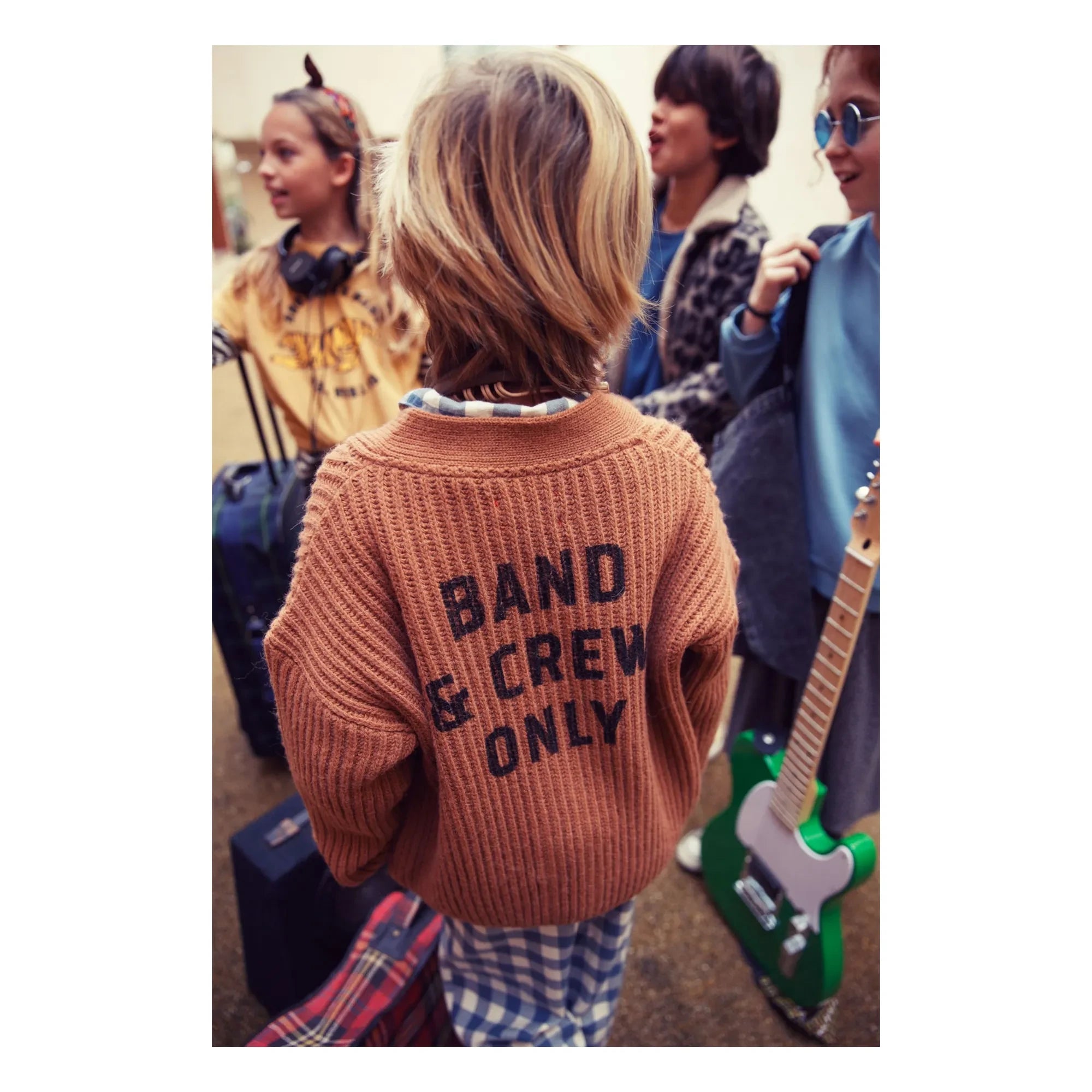 Piupiuchick - Band & Crew Only Wool Cardigan | Brown