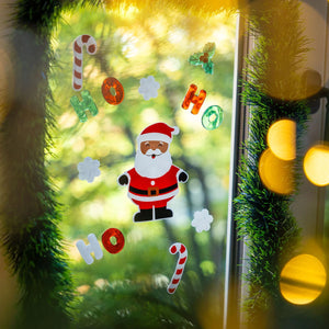 Legami - Gel Window Stickers Set - Window-Glow - Small - Gingerbread