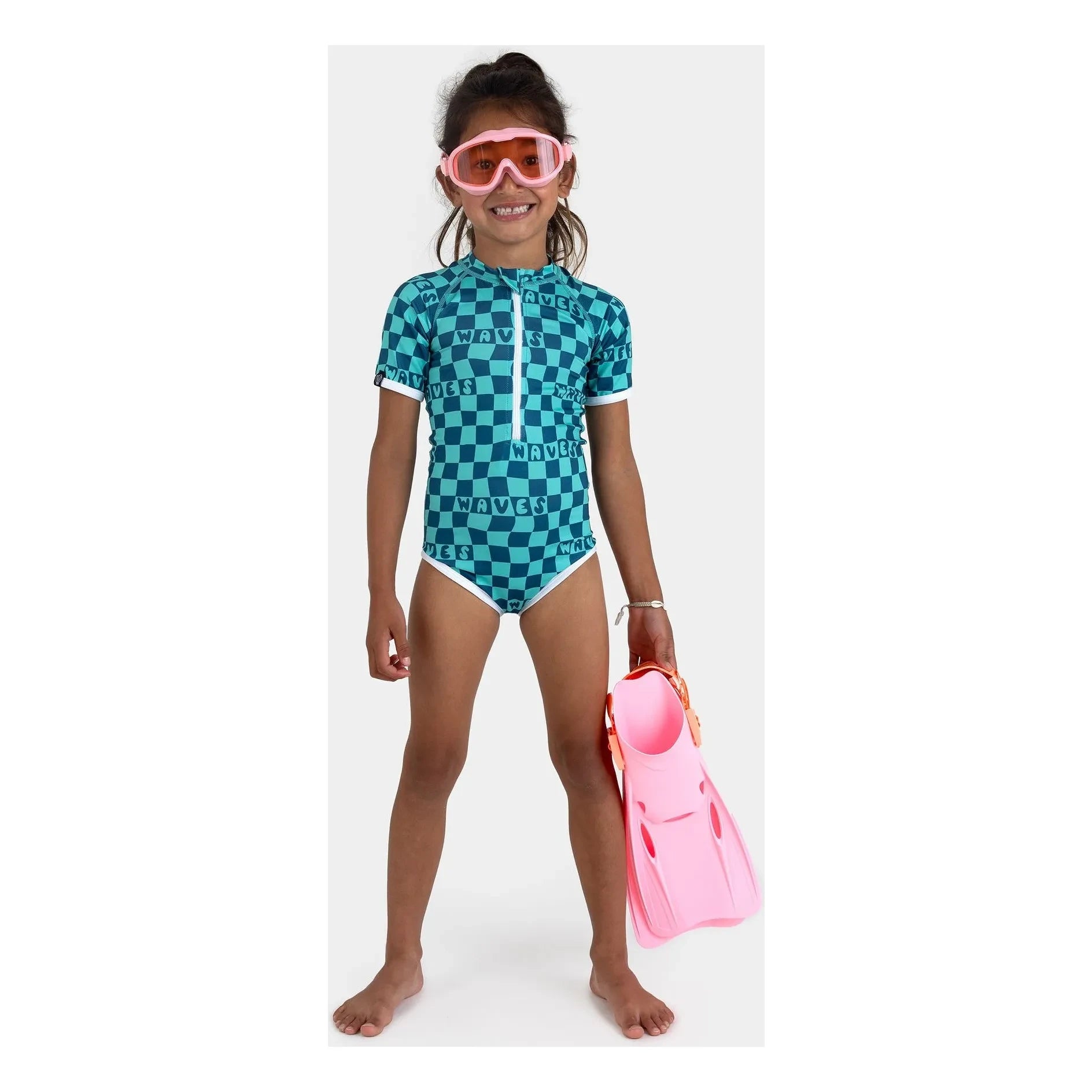 Beach & Bandits - Waves Recycled Fiber UV Protective Swimsuit | Mint Green