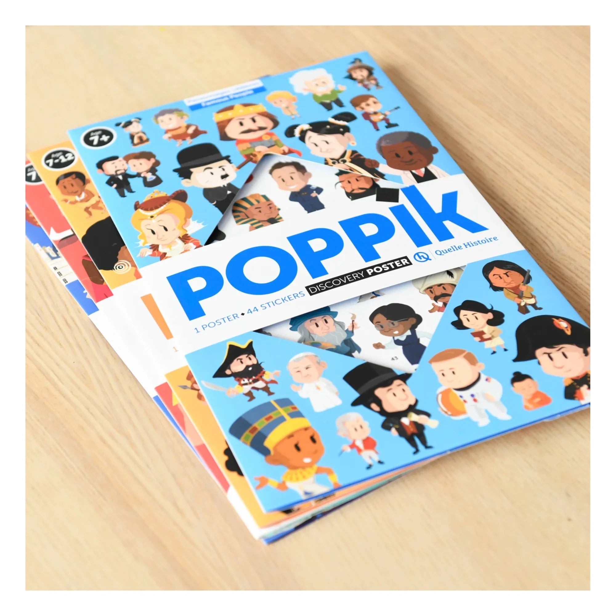 Poppik - Famous People Sticker Poster