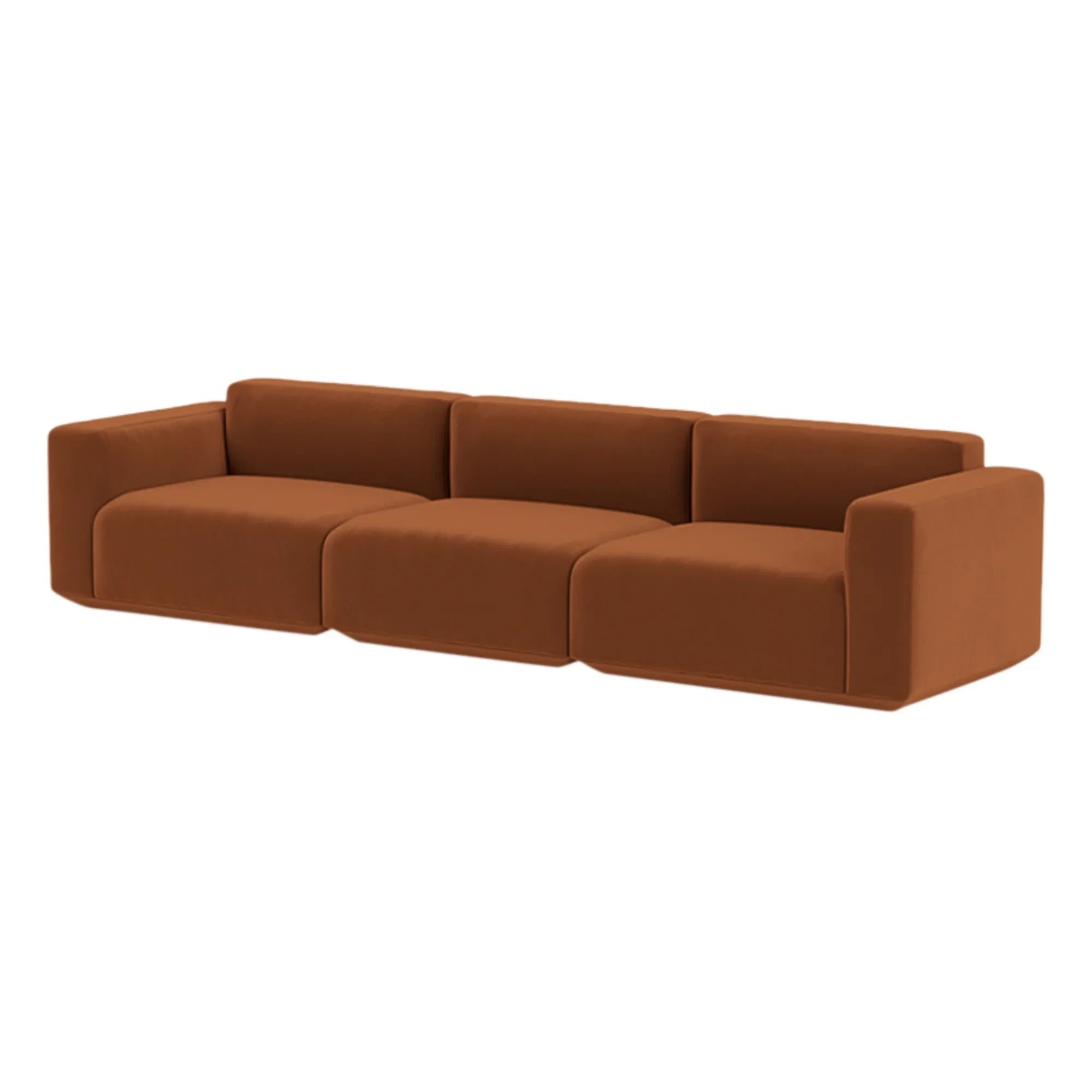 & Tradition - Develius EV1, 3-Piece Velvet Sofa Set | Cinnamon