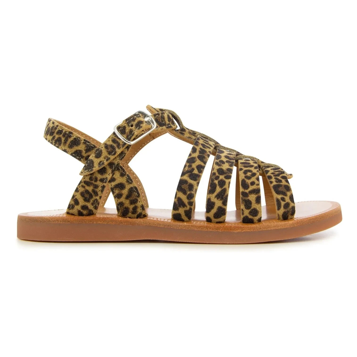 Pom d'Api - Plagette Cross-Strap Sandals | Leopard