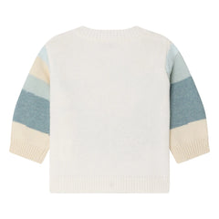 Bonpoint - Almire Organic Cotton Dog Sweater | Beige