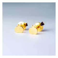 Adorabili - Gold Apple Earrings