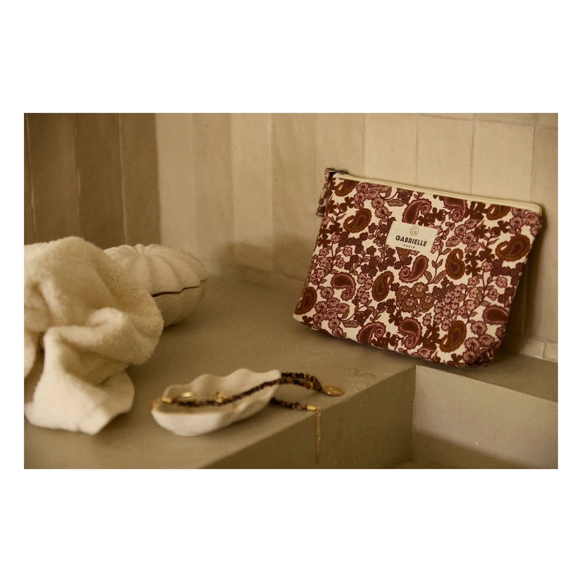 Gabrielle Paris - Arabesque Pencil Case | Burgundy