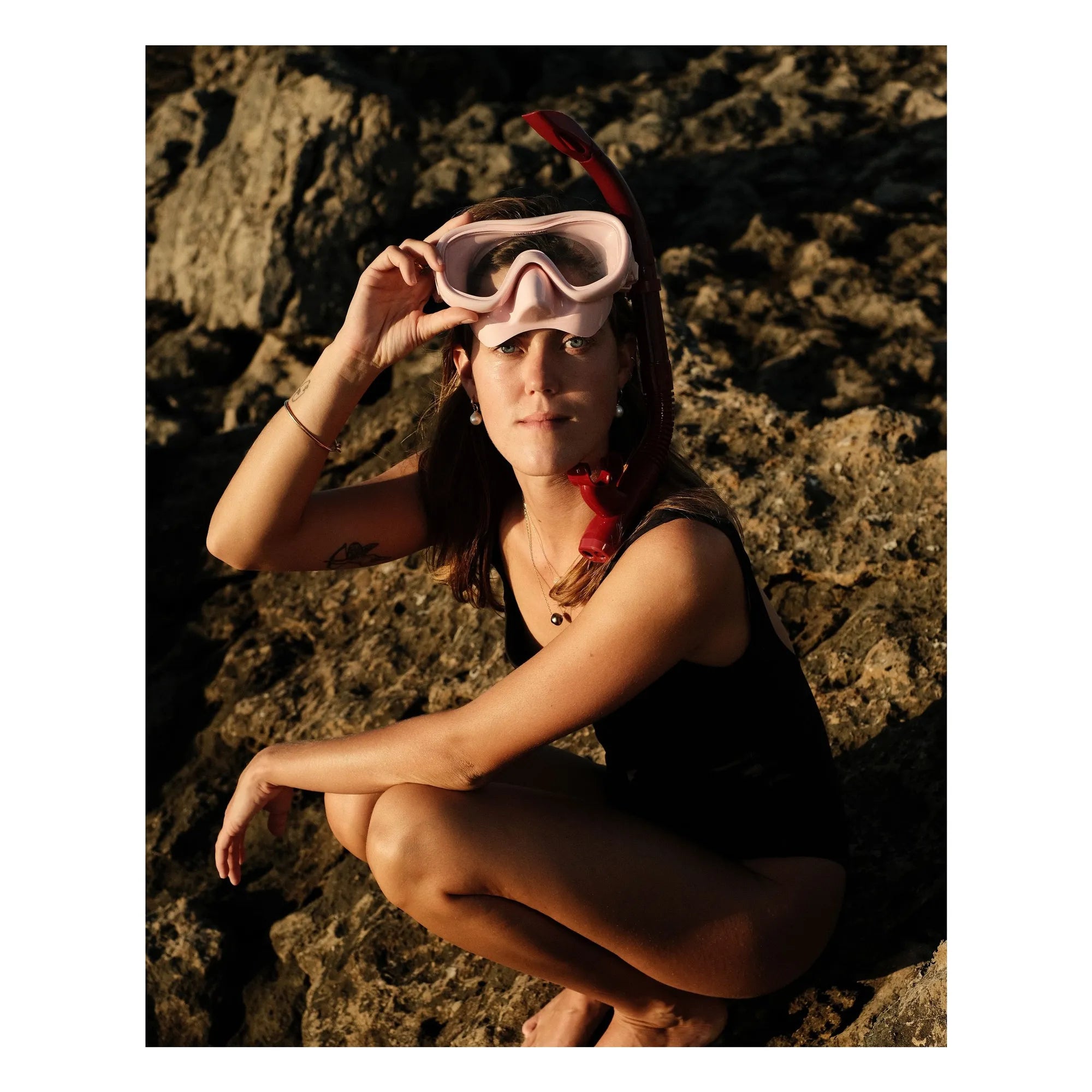 Petites Pommes - Ariel Swimsuit and Snorkel | Pink