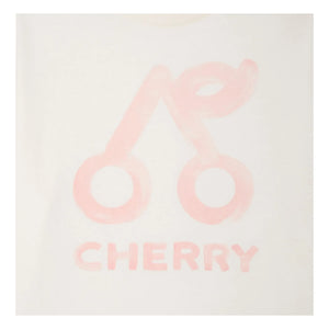 Bonpoint - Lele Cherry Organic Cotton T-shirt | Cream