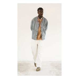 Wooden Store - Cardigan Giacca Loco | Gray Blue