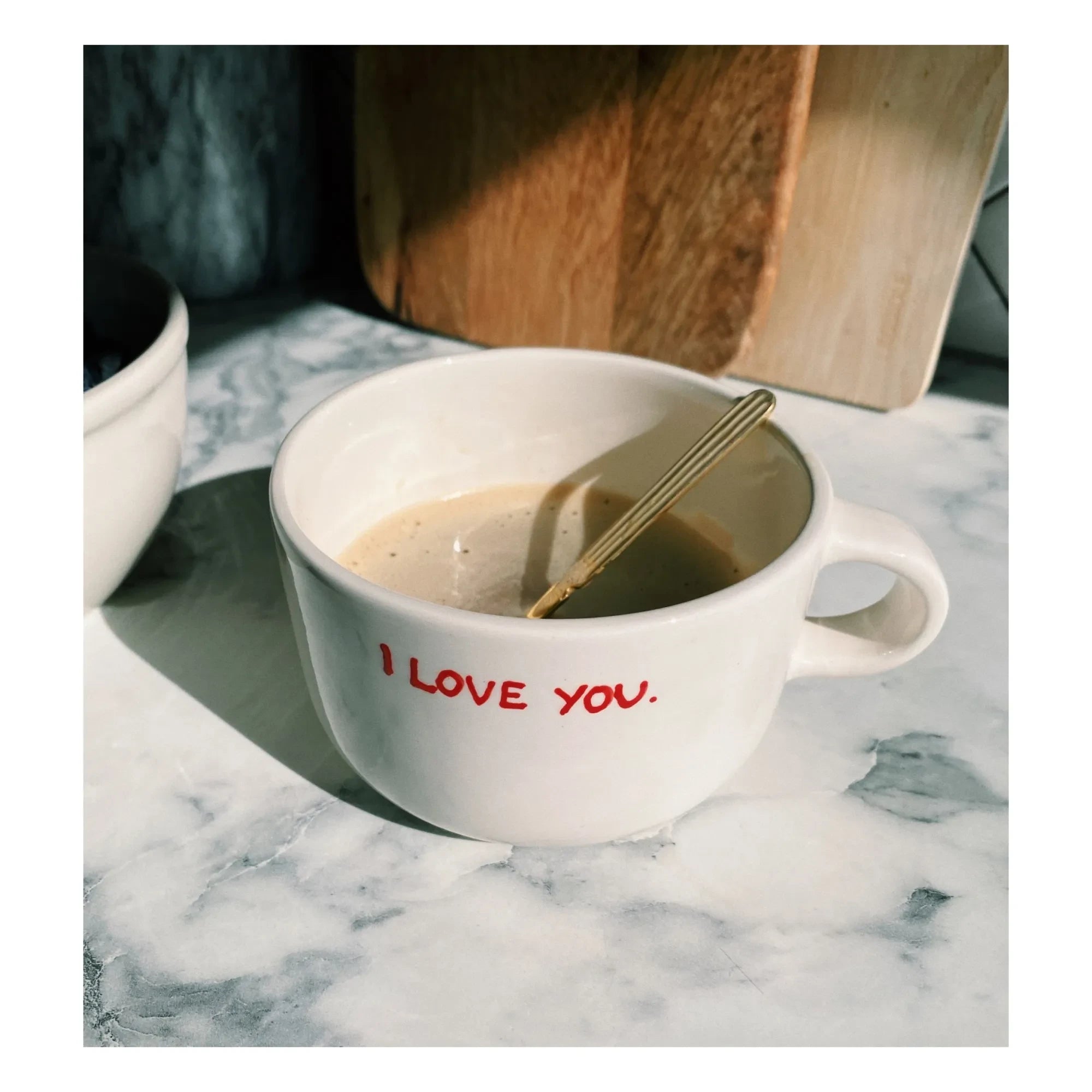 Anna + Nina - I Love You Mug | Cream