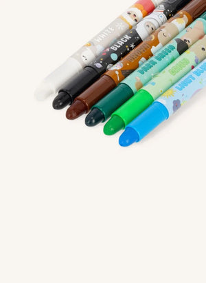 Legami - 12-Piece Teddy Friends Felt Tip Pen Set