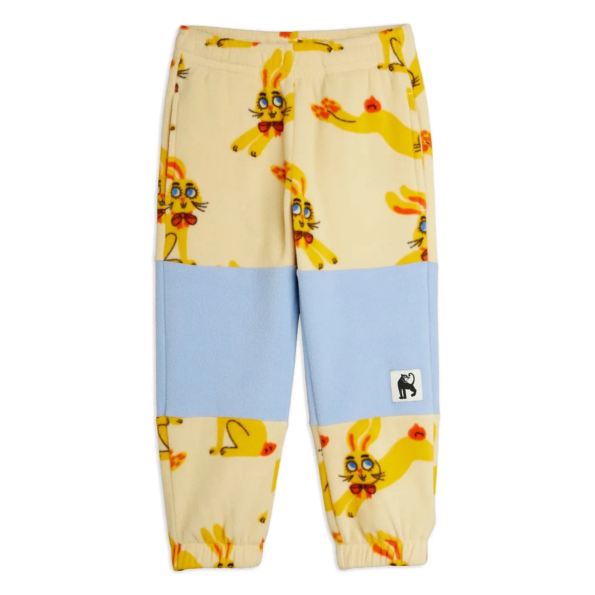 Mini Rodini - Recycled Fiber Bunny Pants | Yellow