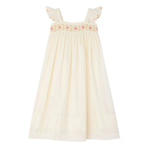 Bonpoint - Laora Organic Cotton Dress | Ecru