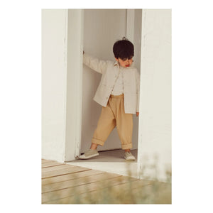 THE LiTTLE POETS - Carrotte Camões Waffle Pants | Mustard