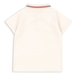 Konges Sløjd - Florian Organic Cotton Polo T-Shirt | White