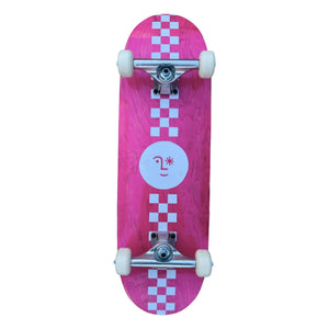 Mino Skateboards - Sunny Damier Kaykay | Pembe
