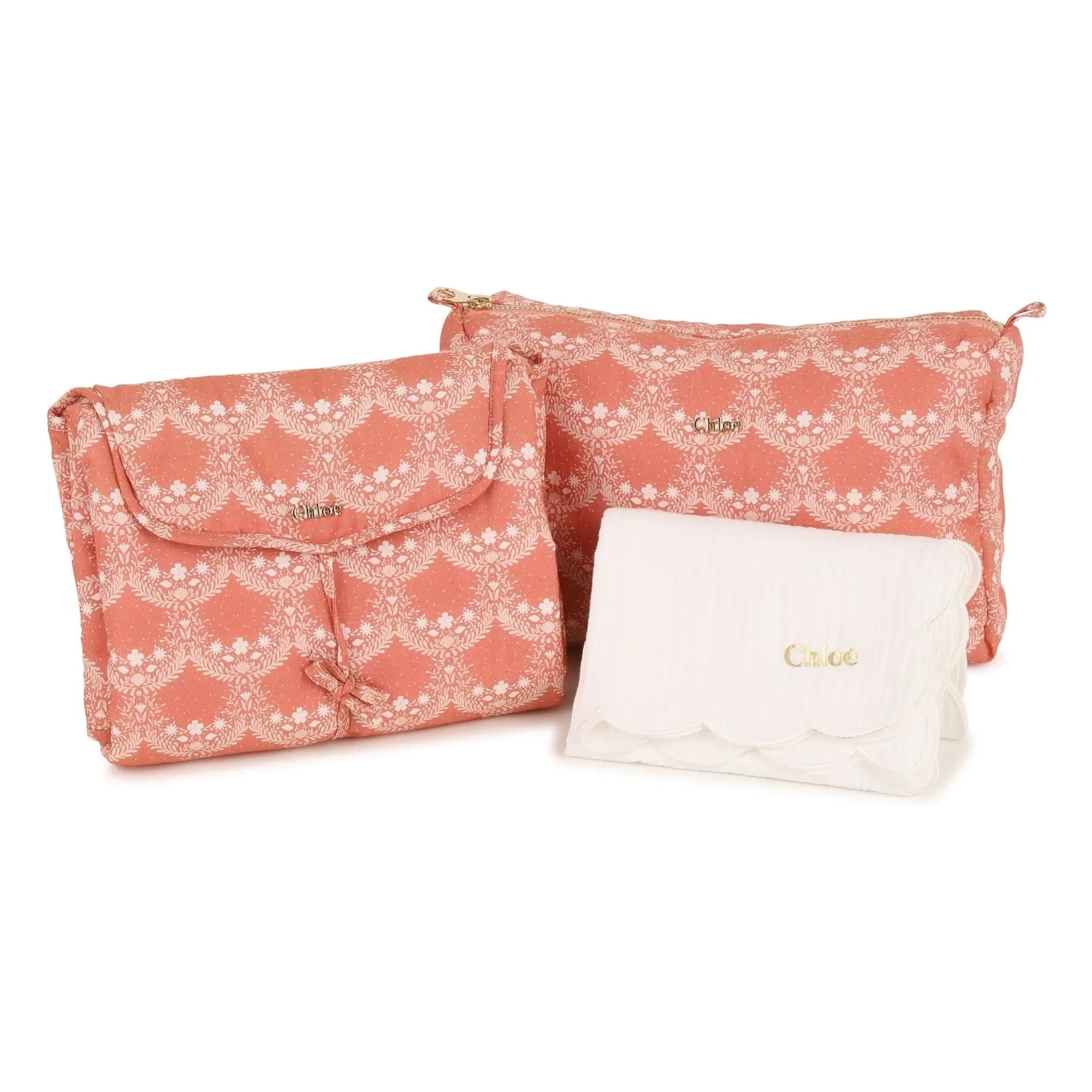 Chloé - Organic Cotton Baby Gift Set | Peach