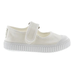 Victoria - Mercedes Canvas Clog Sneakers | White