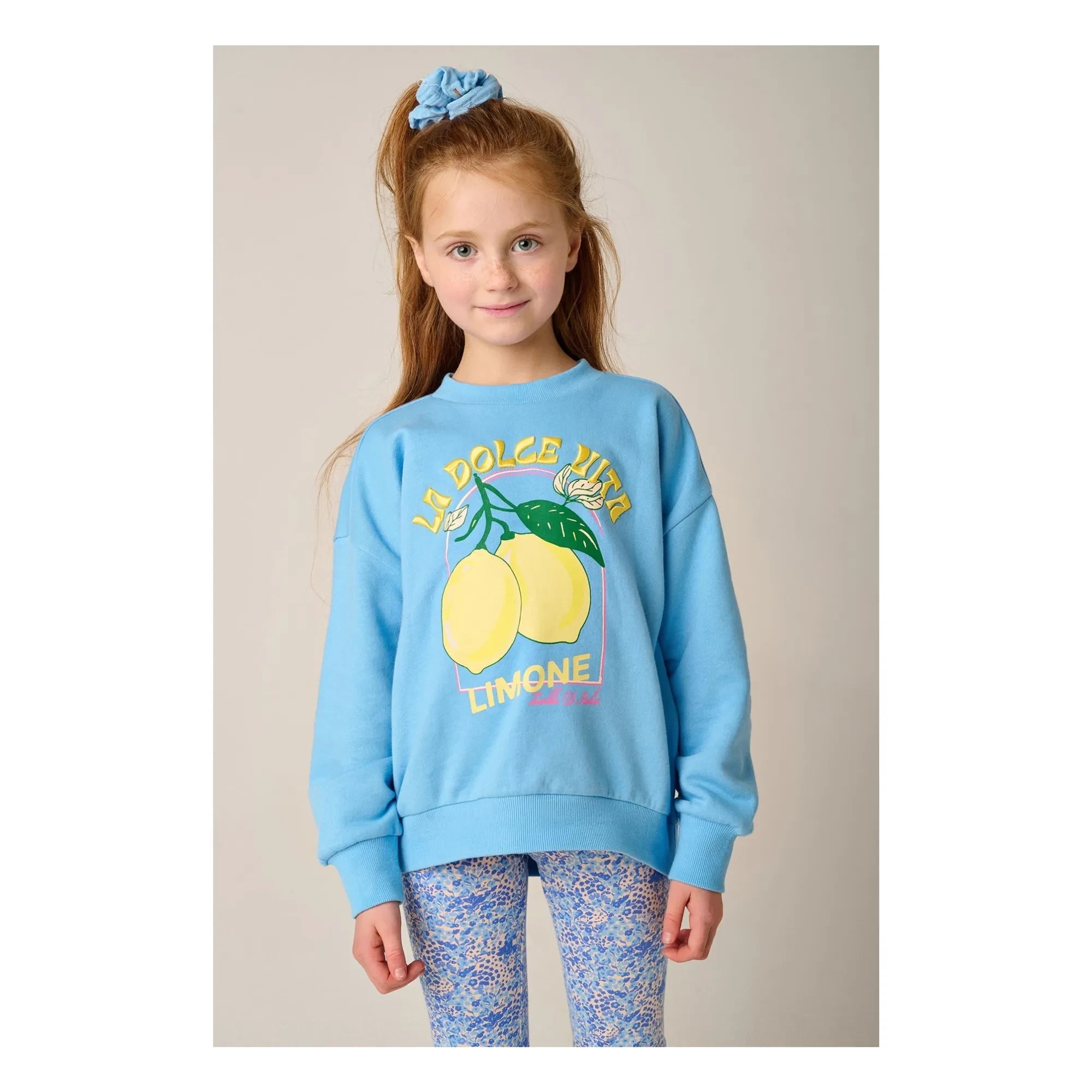 Tumble N'Dry - Oversized Sweat Vital Citrons Organic Cotton | Light Blue