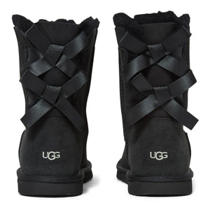 UGG - Bailey Bow Astarlı Süet Botlar | Siyah