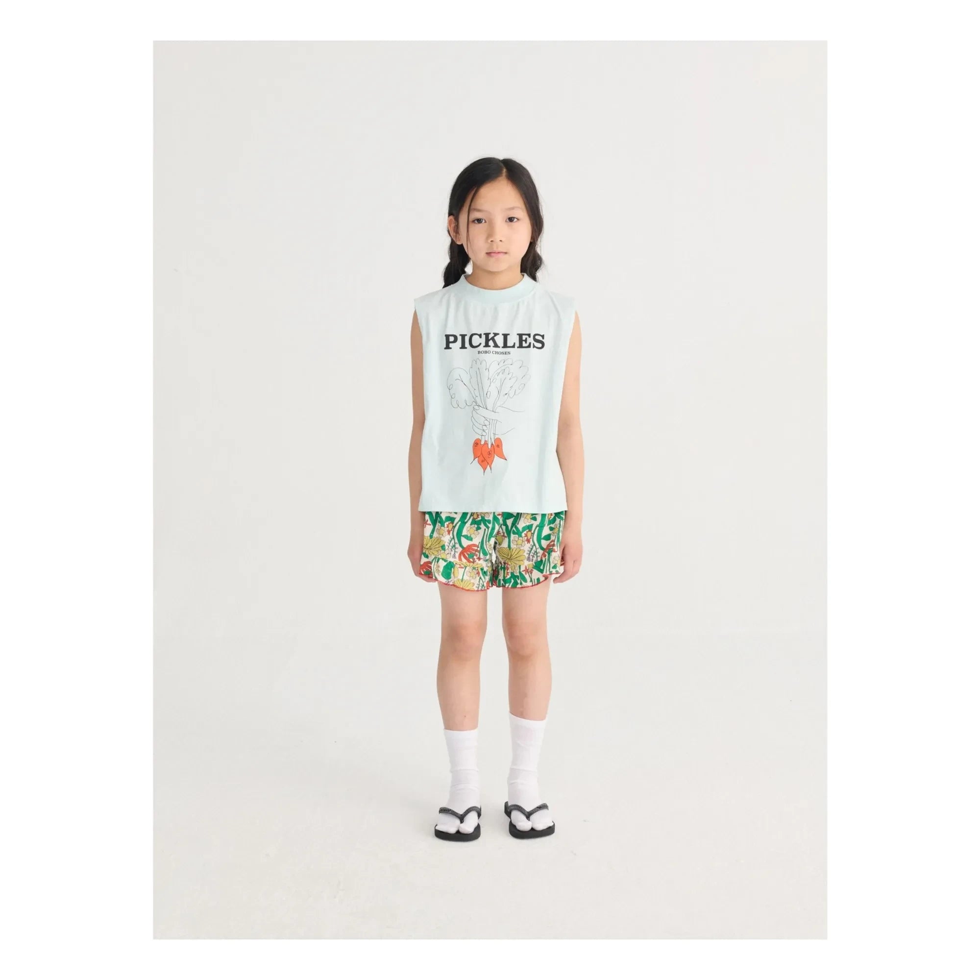 Bobo Choses - Organic Cotton Ruffled Shorts | White