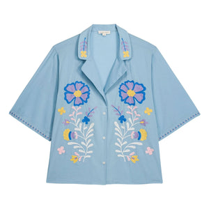Louise Misha - Emilius Shirt | Blue