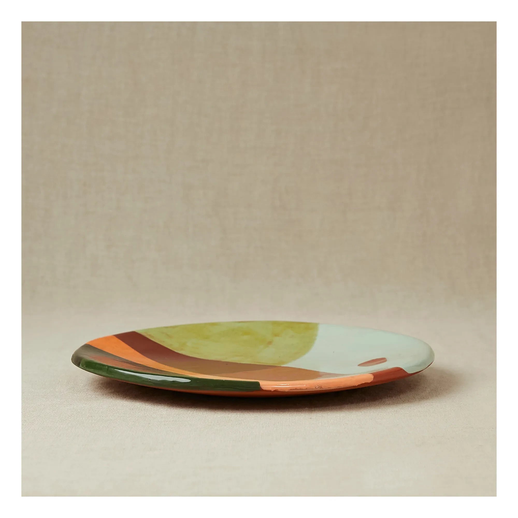 Rosi Mistou - Earthenware Ceramic Serving Plate | Celadon