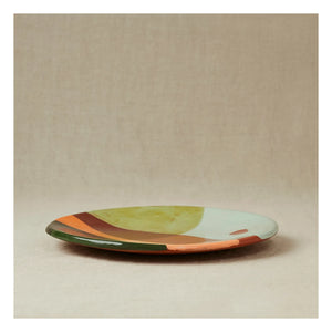 Rosi Mistou - Earthenware Ceramic Serving Plate | Celadon