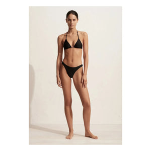 Matteau - Nineties High-Waisted Bikini Bottom | Black