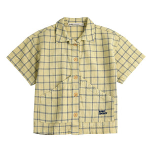 Bobo Choses - Organic Cotton Plaid Shirt | Yellow