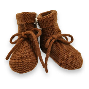My Little Freckle - Organic Cashmere Slippers | Brick Red