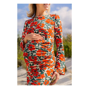 Paloma Collection - Mona Poppy Maternity Top | Red