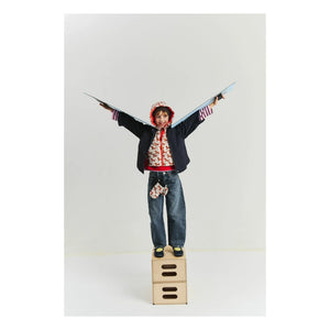 Fudoon - Fudoon X Smallable Special Collection - Reversible Dachshund Down Puffer Coat | Beige