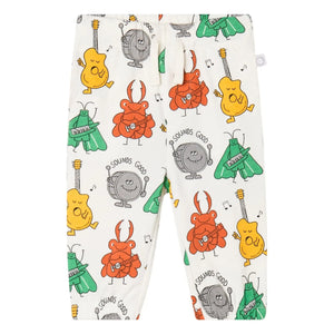 Stella McCartney Kids - Organic Cotton Music Jogger | Ivory