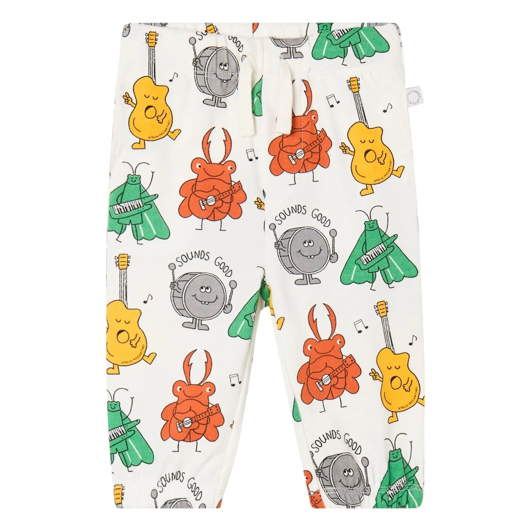 Stella McCartney Kids - Organic Cotton Music Jogger | Ivory