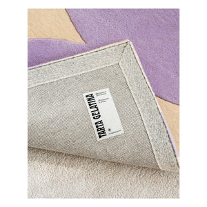 Tarta Gelatina - Bouncy wool rug | Lilac