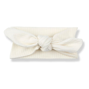 1+ in the family - Fitted Hair Band Ametlla Knots | White