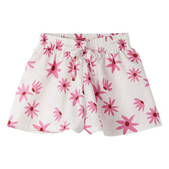 Fabula - Daisy Tie-Front Shorts | White
