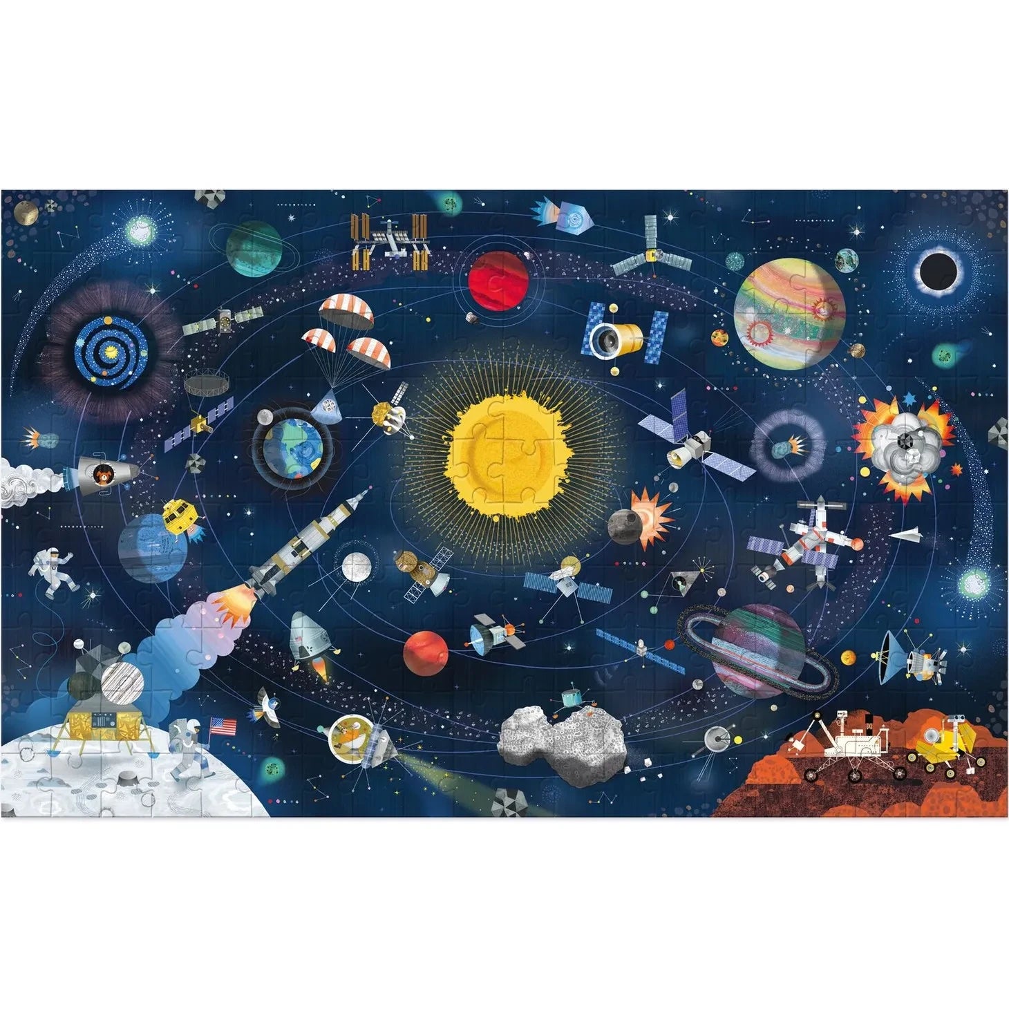 Djeco - Space Observation Puzzle - 200 Pieces