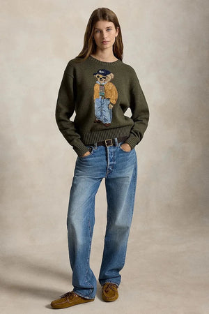 Polo Ralph Lauren Kadın Pamuk Kazak