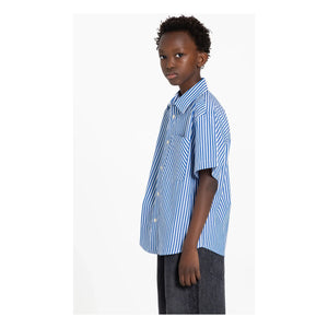 Finger in the nose - Rogue Striped Shirt | Blue