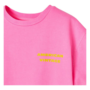 American Vintage - Fizvalley T-Shirt | Fluorescent Pink