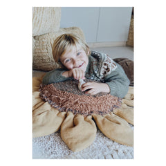 Lorena Canals - Sunflower Pouf | Yellow