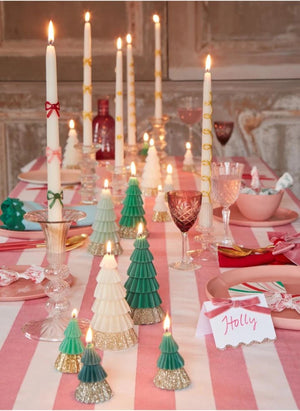 Meri Meri - Fir tree candles - Set of 6 | Ivory