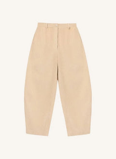 Cordera - Velvet Cotton Pants | Beige