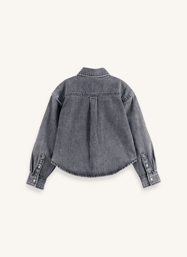 Scotch & Soda - Denim shirt jacket | Grey