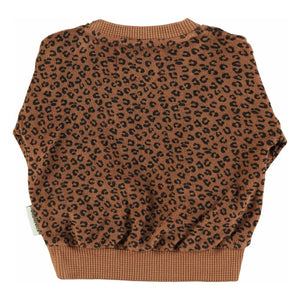 Piupiuchick - Leopard Organic Cotton Towel Fabric | Brown