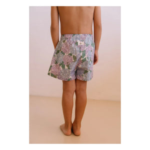 Studio Bohème - Chico Fleurs Organic Cotton Swim Shorts | Lilac