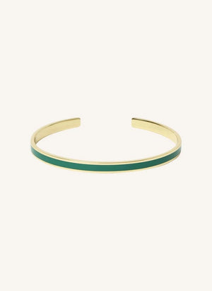 Bangle Up - Emerald green cuff