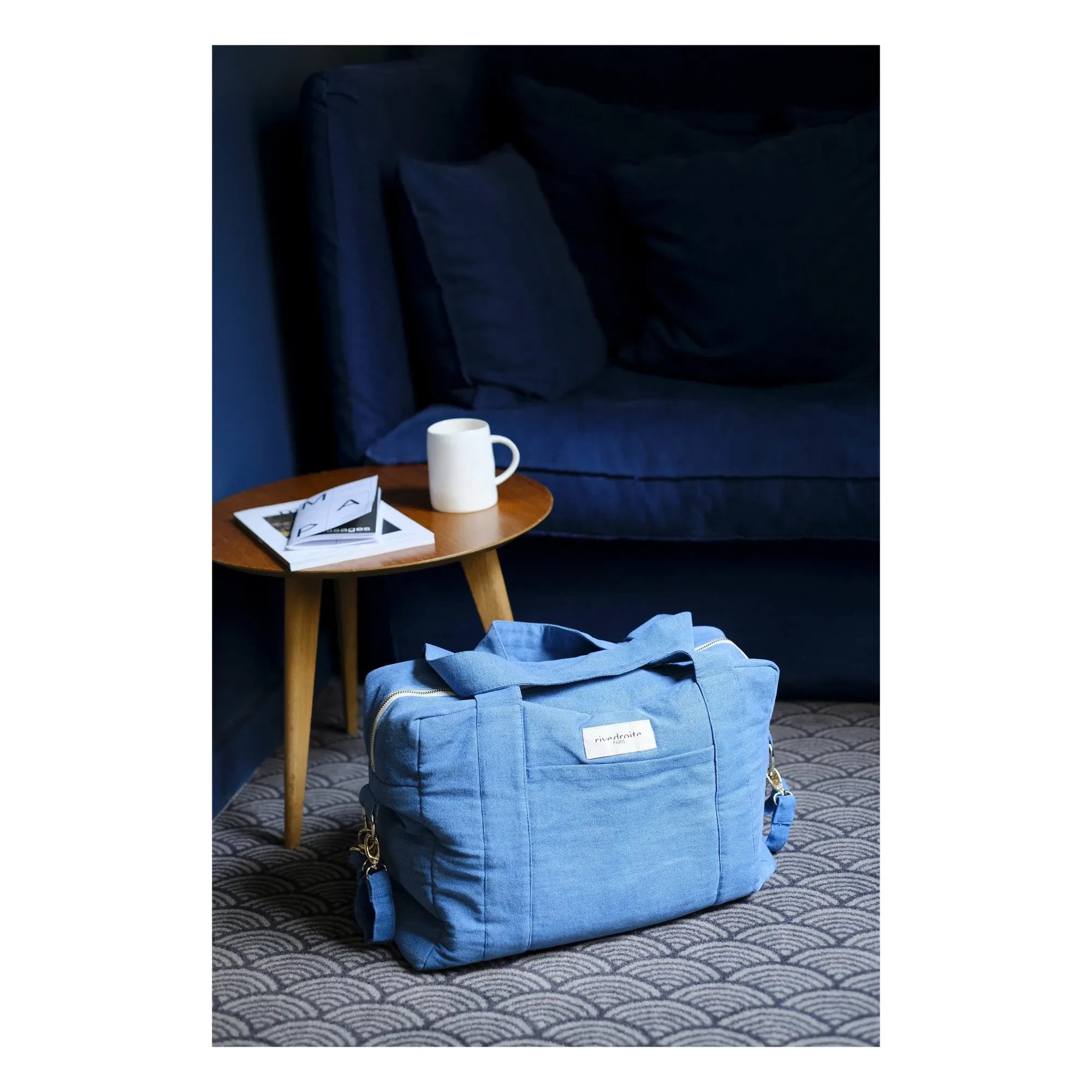 rivedroite - Darcy Baby Bag | Light Denim